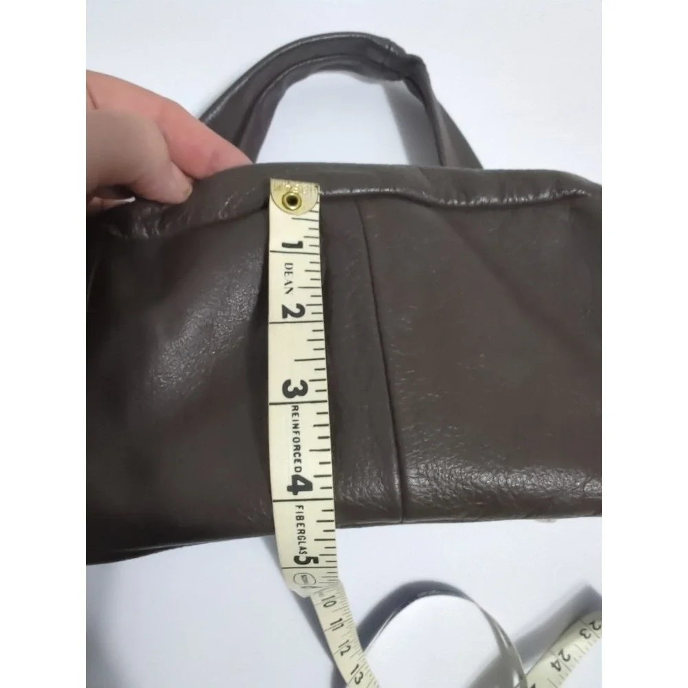 Galco Holster Carry Purse Brown Leather Concealed Shoulder Bag No Key